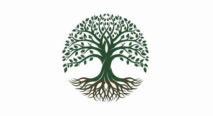 Tree Symbol Design for Nature and Growth