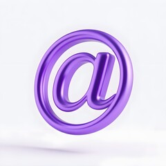 Obraz premium e mail symbol on blue