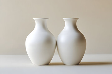 white ceramic vase