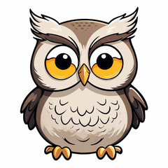Fototapeta premium Huggable owl Vinyl Design