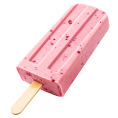 Sweet and Tangy Raspberry Ice Cream Bar isolated on transparent background