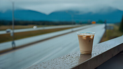 Rainy Day Coffee Break: Highway View