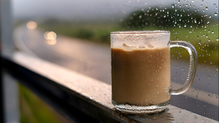 Rainy Day Iced Coffee Break