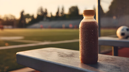 Refreshing Sports Drink at Sunset Stadium
