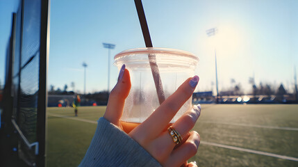 Sunny Day Iced Coffee at the Game