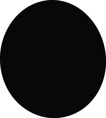 Solid black circle graphic element