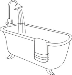 Fototapeta premium shower in bathroom