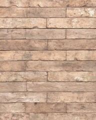 Obraz premium Rustic Weathered Brick Wall Texture Background for Design and Architecture Projects