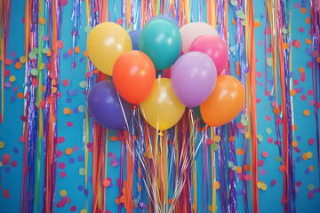 colorful balloons background
