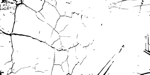 Cracked wall texture in high contrast black and white, perfect for grunge backgrounds, decay effects, or aged urban design references.
