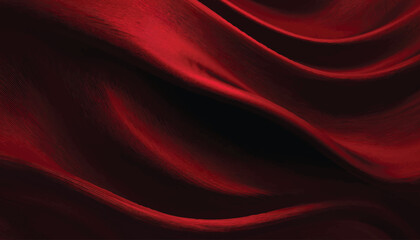 Elegant Red silk satin vector background. Red luxury silk cloth or satin texture with copy text space. Luxury trendy background for presentation, brochure, booklet,poster, banner.