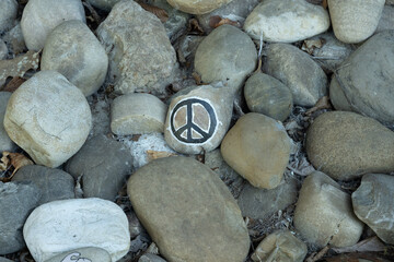 stein malerei kunst peace