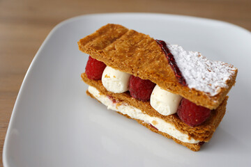 mille feuilles framboise