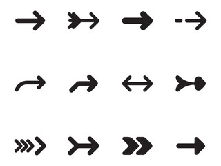 Abstract & Geometric Arrow Icons – Vol.3 | Trendy Directional Design Elements