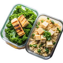 Traditional caesar salad consisting of parmesan cheese, croutons, and lettuce. salad with Caesar dressing. Delicious vegetarian recipe