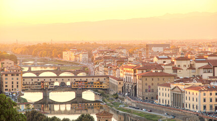 Obraz premium Sunset over Florence