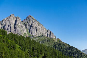 Obraz premium Hiking at Cima Tognola - Italy