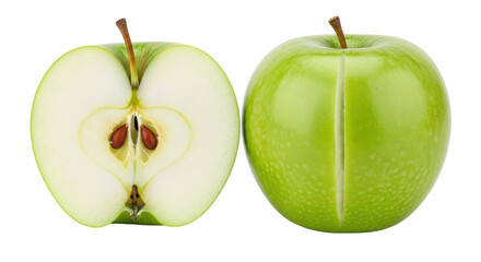 Isolated Green Apples