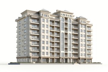 Low rise condominium building architecture housing.