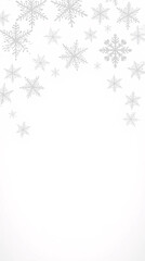 Isolated background, Snowflakes floating in the air, black background PNG	