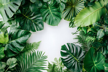 green leaf frame