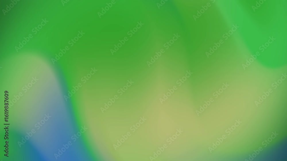 Poster abstracts smooth and vibrant green and blue abstract background with flowing shapes and a soft, blur