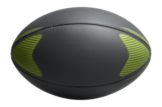 Water-resistant rugby ball with textured grip for muddy field play