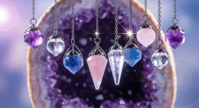 Healing Crystal Pendulums for Psychic Readings and Energy Work