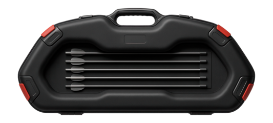 EVA foam archery bow case with arrow storage slots for field practice