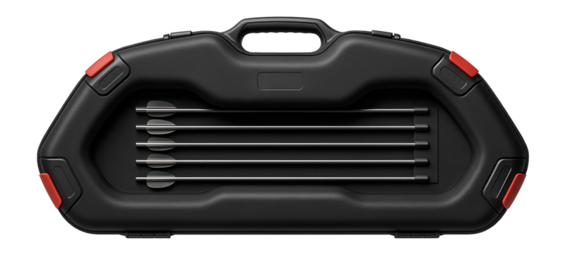 EVA foam archery bow case with arrow storage slots for field practice