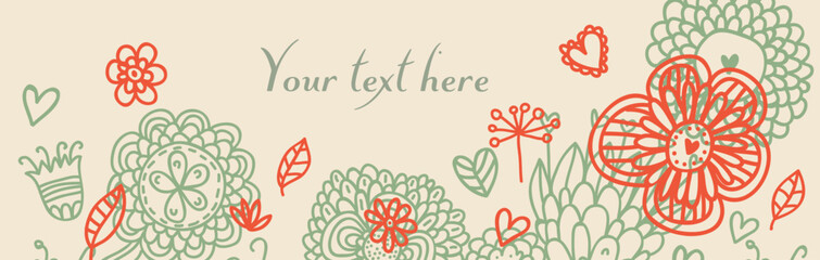 Vector poster design illustration, modern, vector, abstract