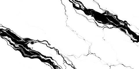 Vector closeup white and black texture cracked marble wall