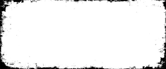 Vector grunge texture distressed frame on white background for your text 