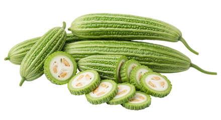 Isolated Bitter Gourd
