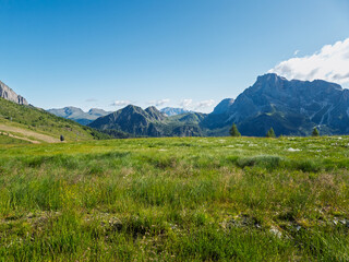 Fototapeta premium Hiking at Cima Tognola - Italy