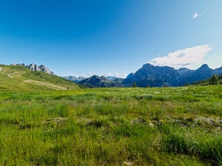 Fototapeta premium Hiking at Cima Tognola - Italy