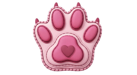 Isolated Paw Print
