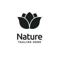Nature leaf logo icon