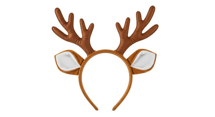 Isolated Reindeer Antler Headband © Luca