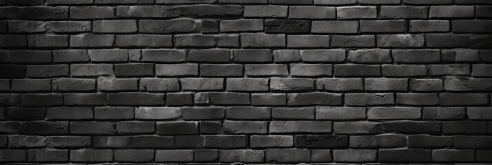 Obraz premium Dark brick wall background,banner