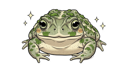 Isolated Cartoon Toad