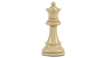 Isolated White Chess Queen