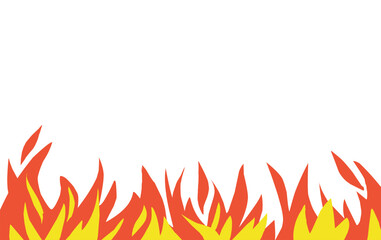 bonfire frame background .eps
