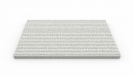 Light gray rectangular textile panel.