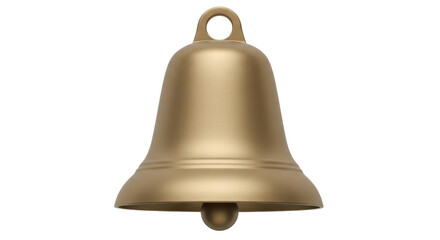 Isolated Golden Bell