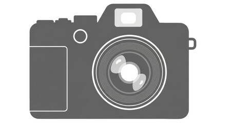 Isolated Camera Silhouette