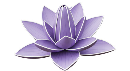 Fototapeta premium Isolated Lotus Flower