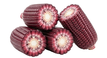 Isolated purple corn