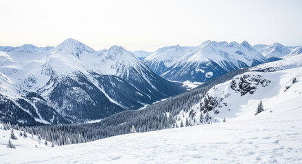 winter mountain landscape