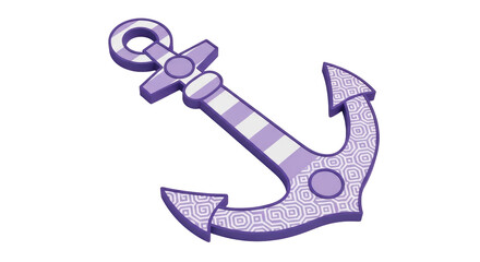 Isolated Decorative Anchor
